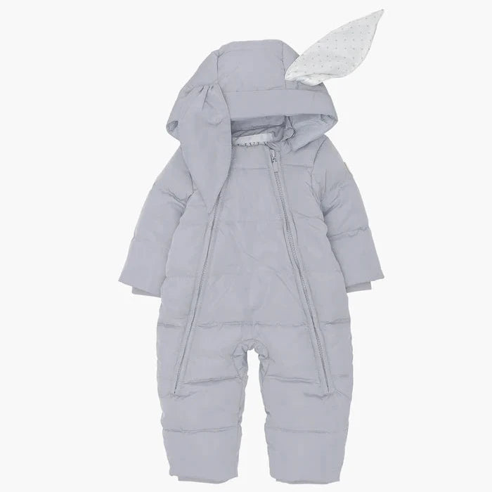 Baby Winteroverall mit Daunenfüllung - grau