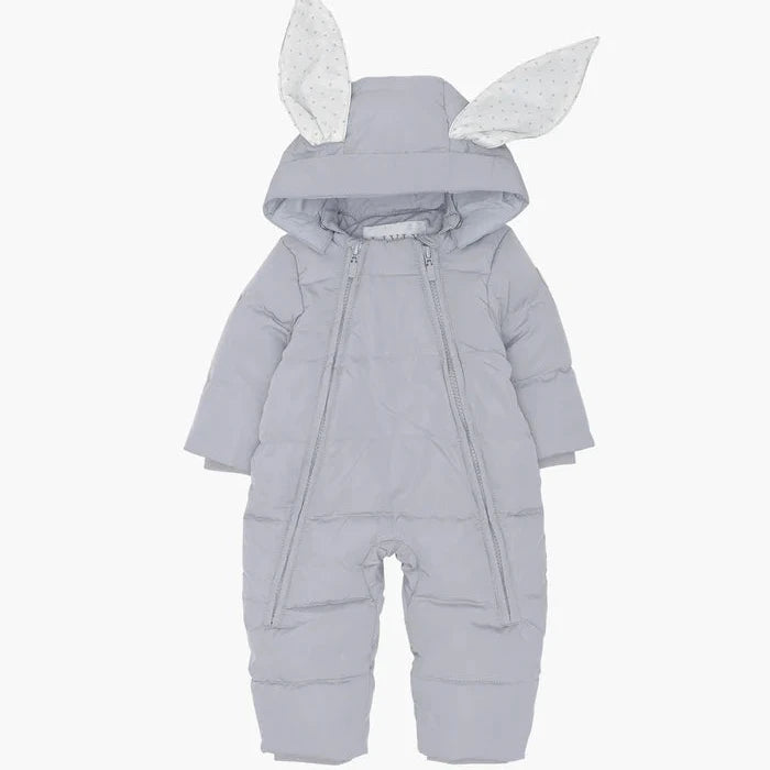 Baby Winteroverall mit Daunenfüllung - grau