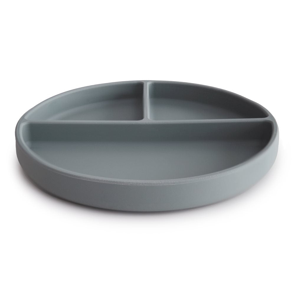 Silikon Teller mit Saugnapf stone