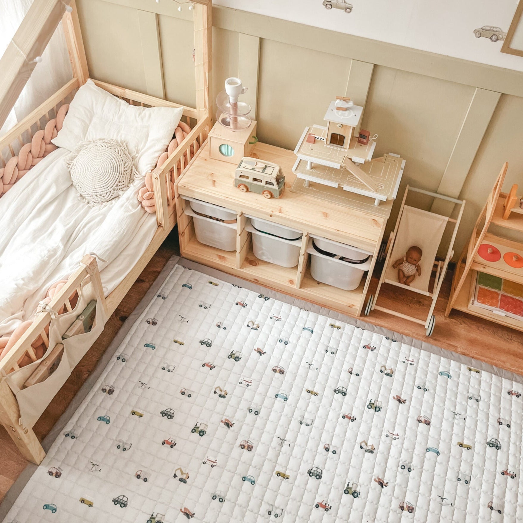 Krabbelmatte / Spielmatte On the road