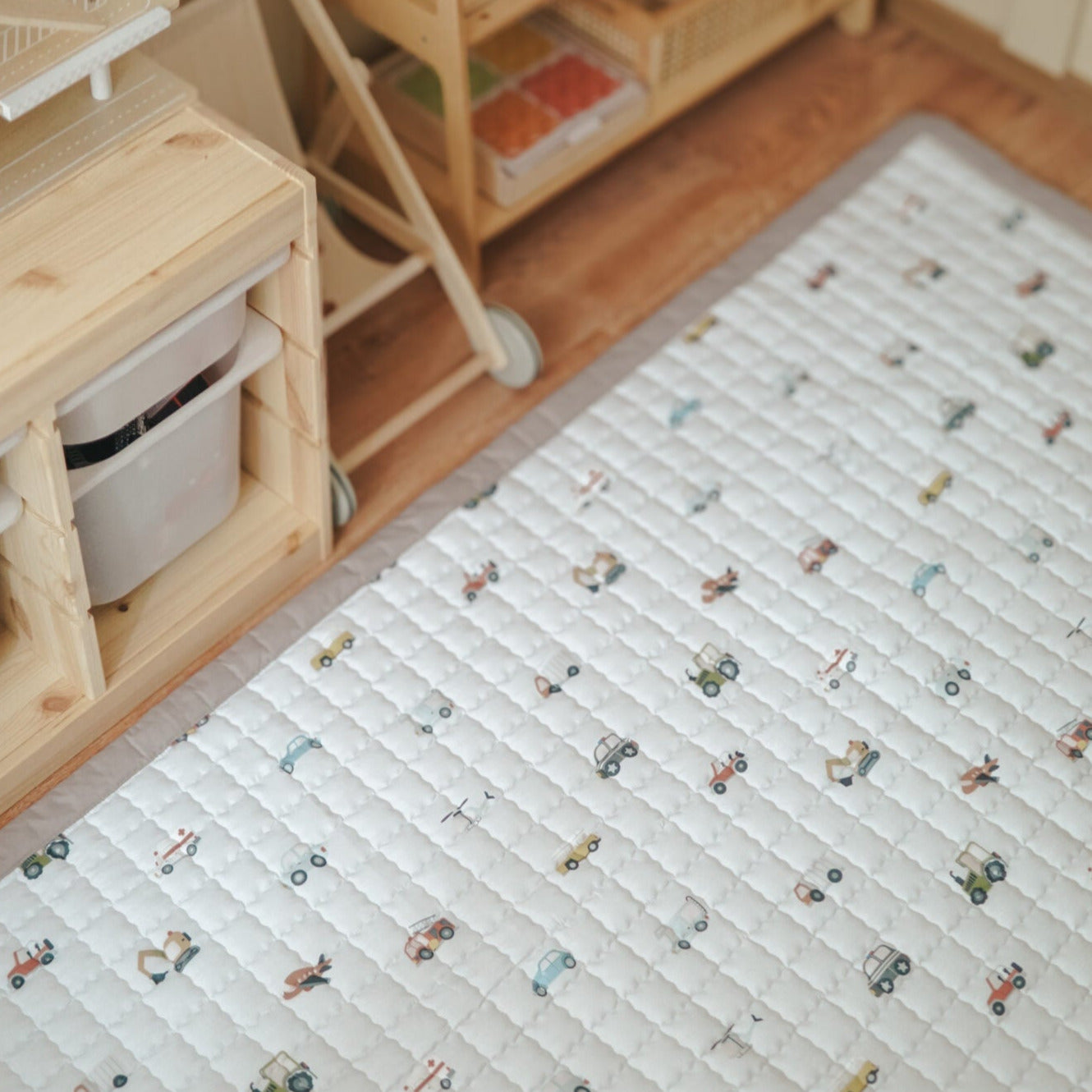 Krabbelmatte / Spielmatte On the road