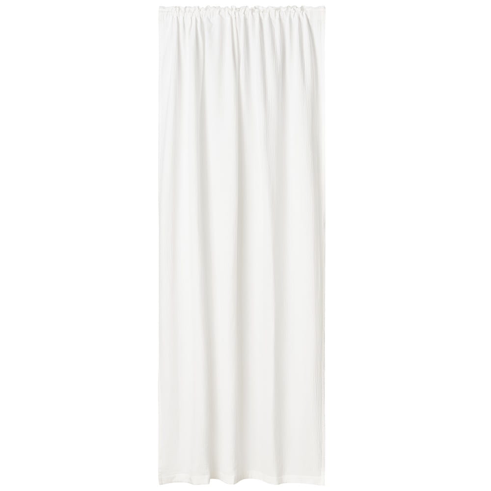 Vorhang aus organischem Musselin off white
