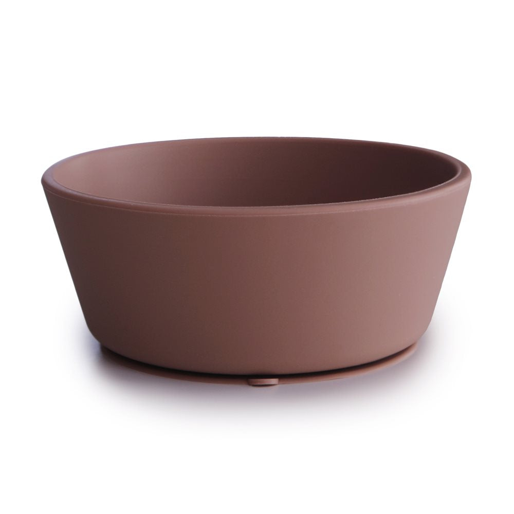 Silikon Schüssel mit Saugnapf cloudy mauve