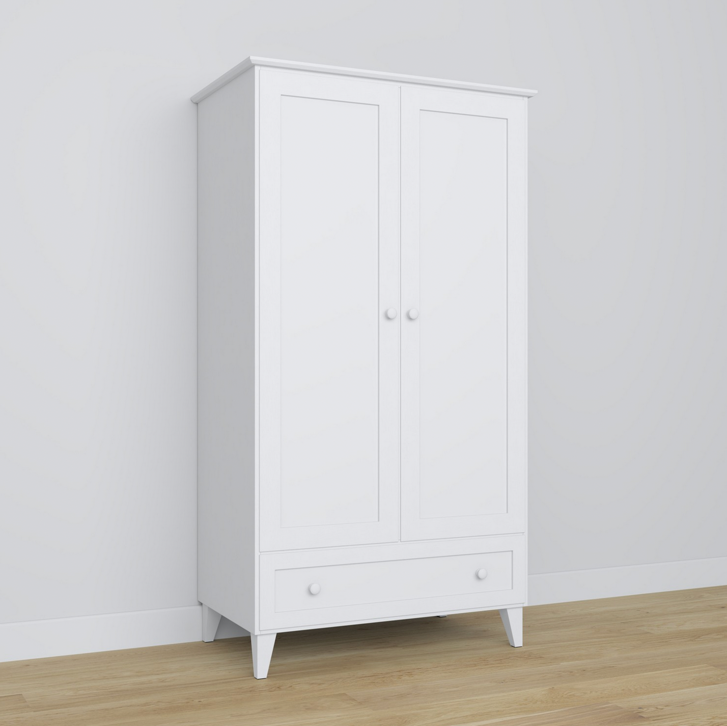 Kleiderschrank NORSK weiß