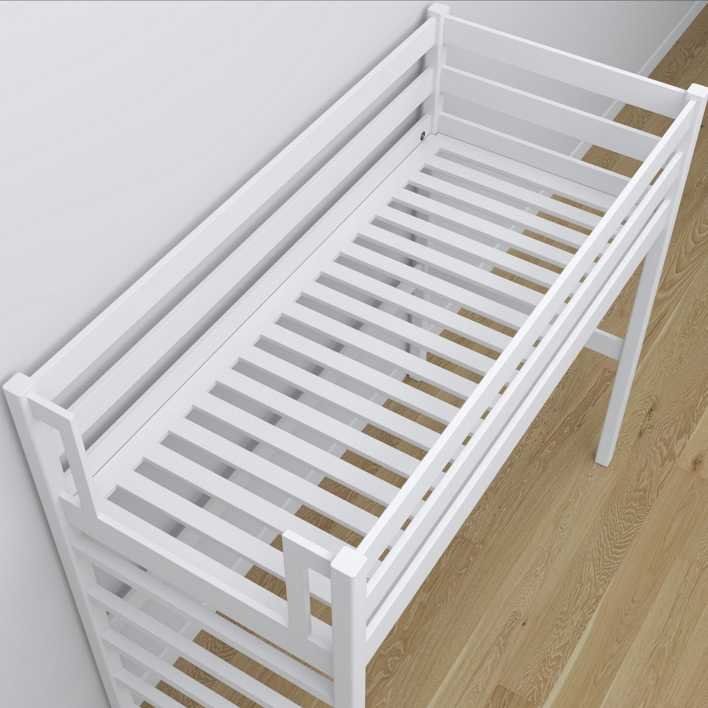 Hochbett WOODY 01 weiß