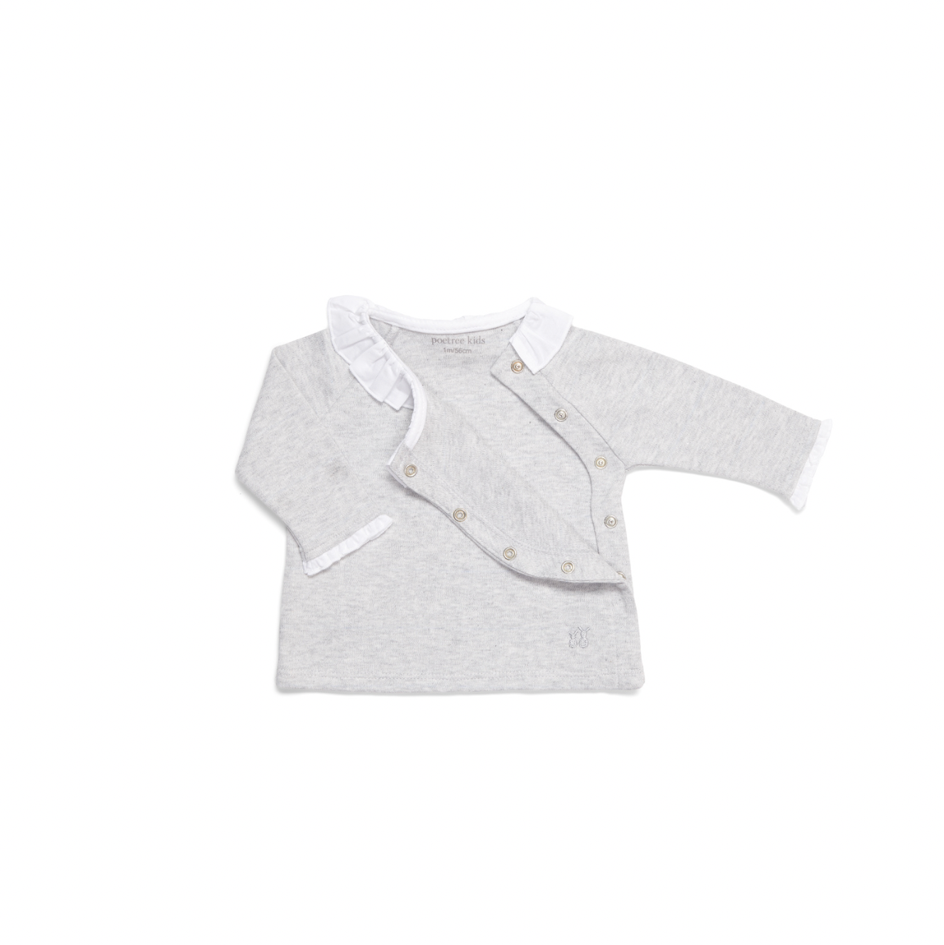 Baby Set mit Rüschen Light Grey