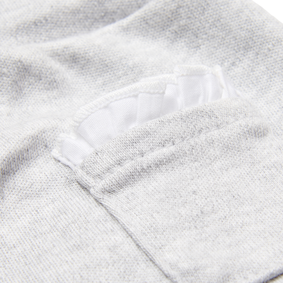 Baby Set mit Rüschen Light Grey