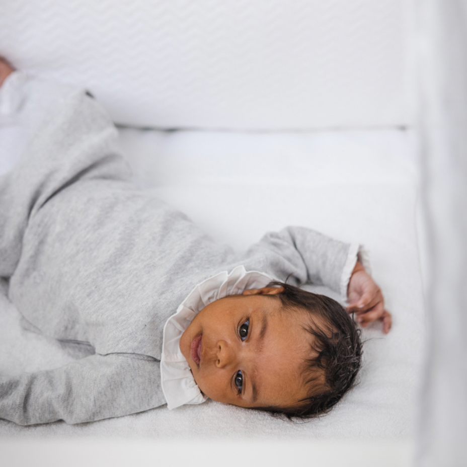 Baby Set mit Rüschen Light Grey