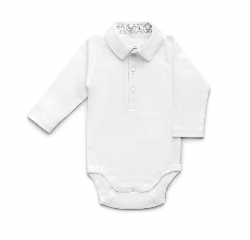 Baby Boy Body langärmelig aus PIMA-Baumwolle