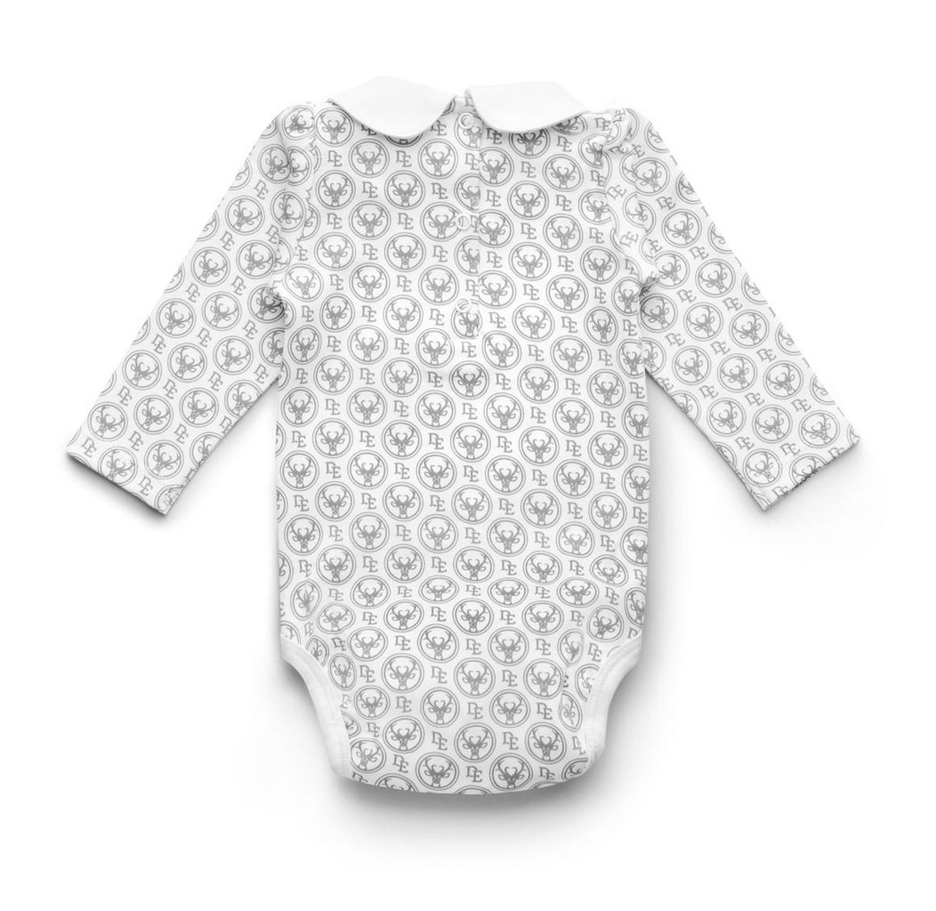 Baby Girl Body langärmelig aus PIMA-Baumwolle
