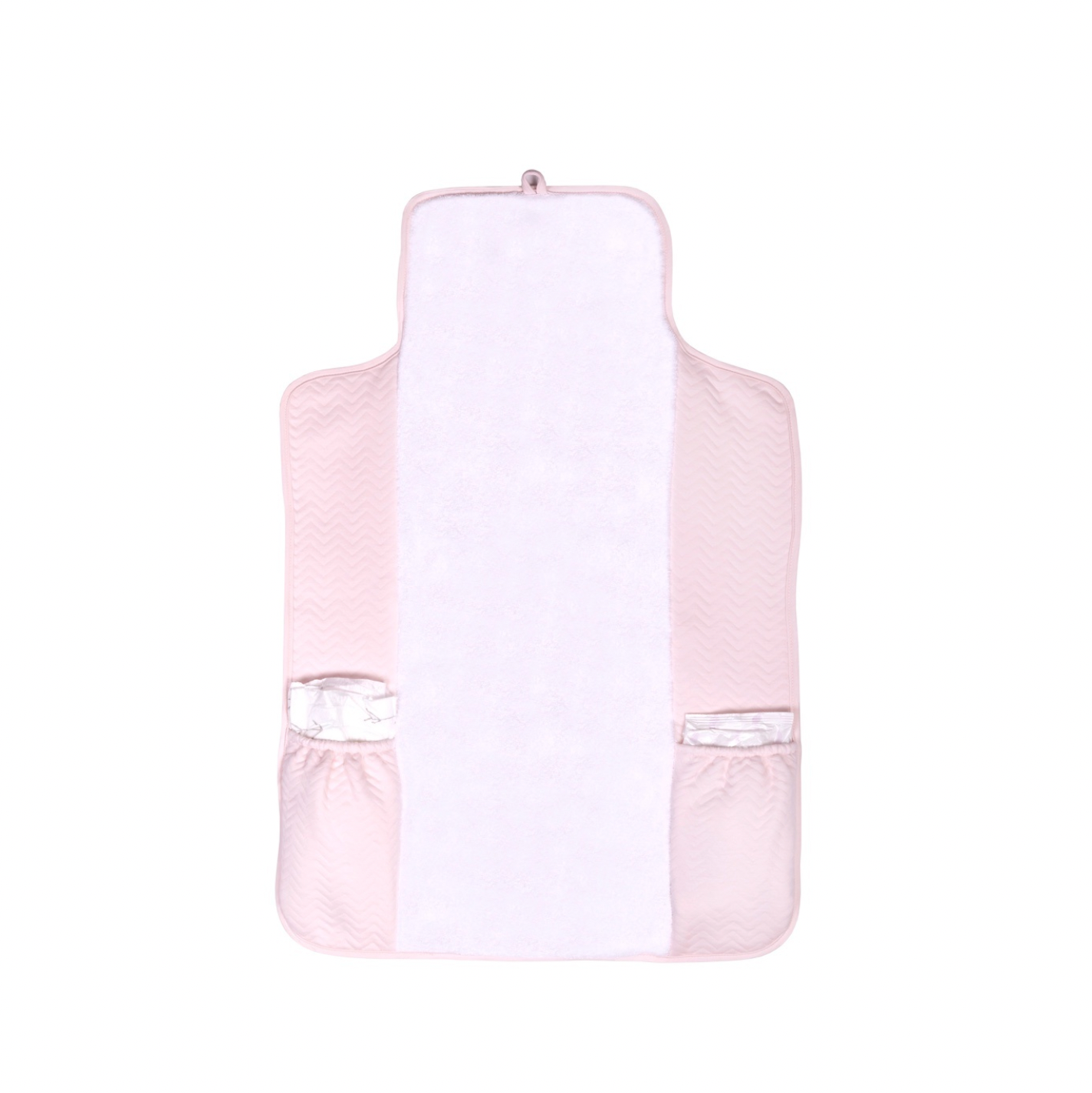 Wickelunterlage Chevron Light Pink