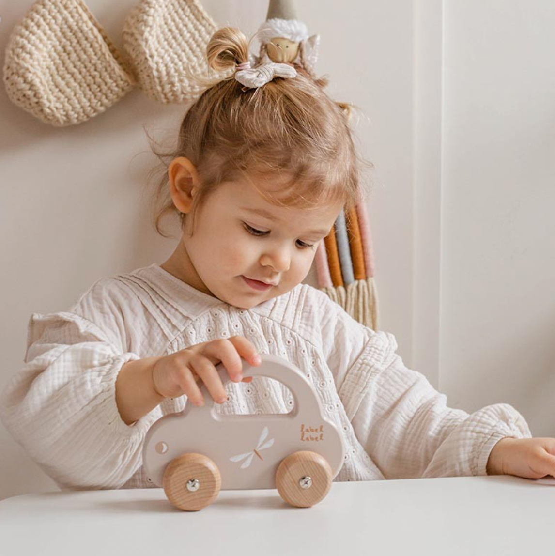 Kinder Holzauto nougat ab 18 Monaten