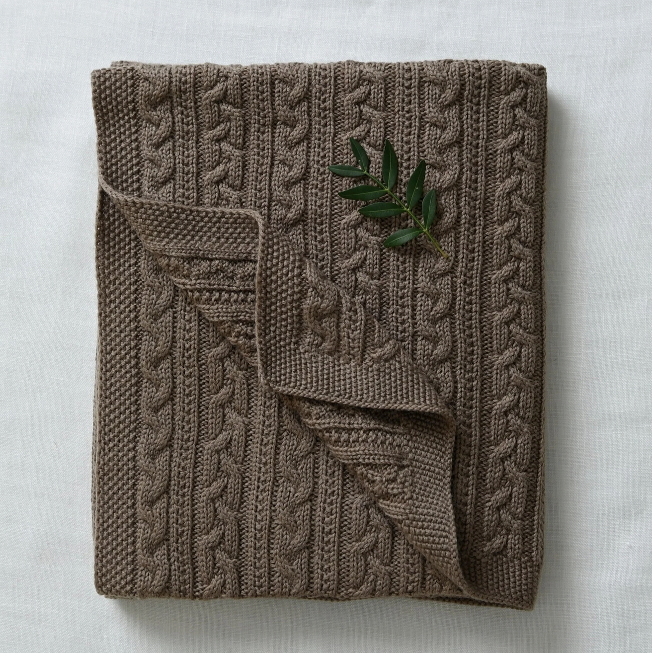 Baby Decke aus Merinowolle cookie