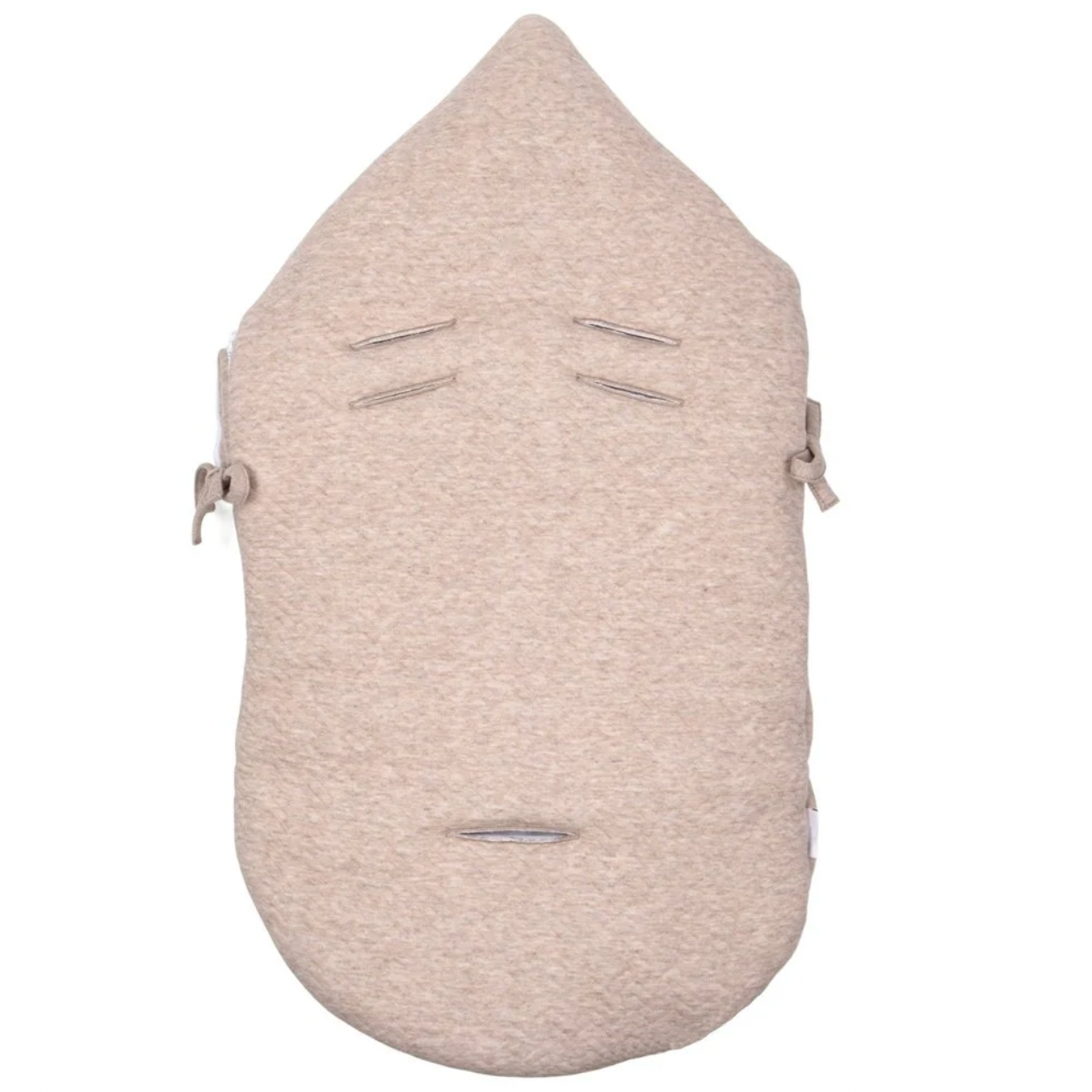 Fußsack für Babyschale Chevron Light Camel