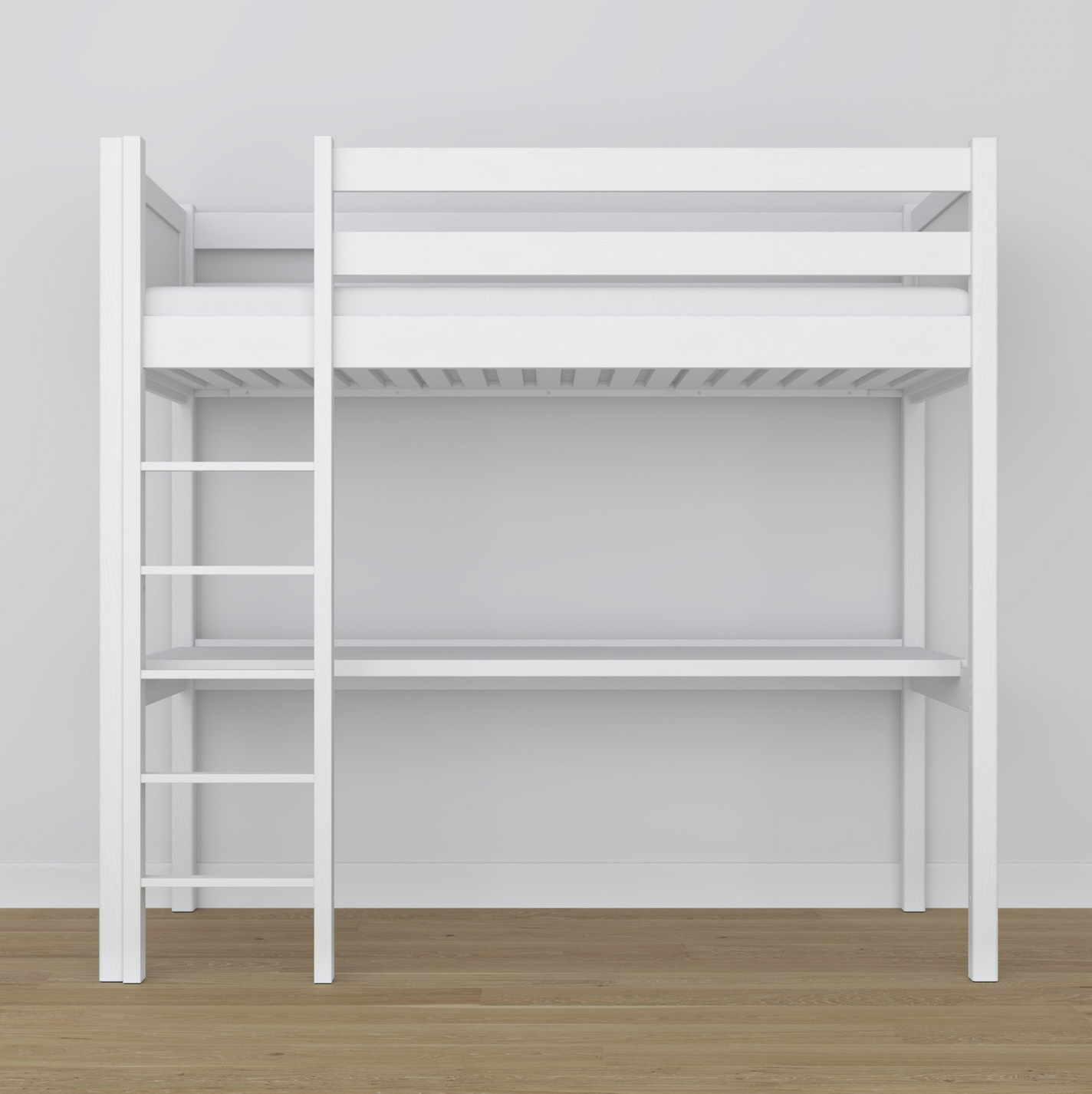 Hochbett WOODY 06 mit Schreibtisch