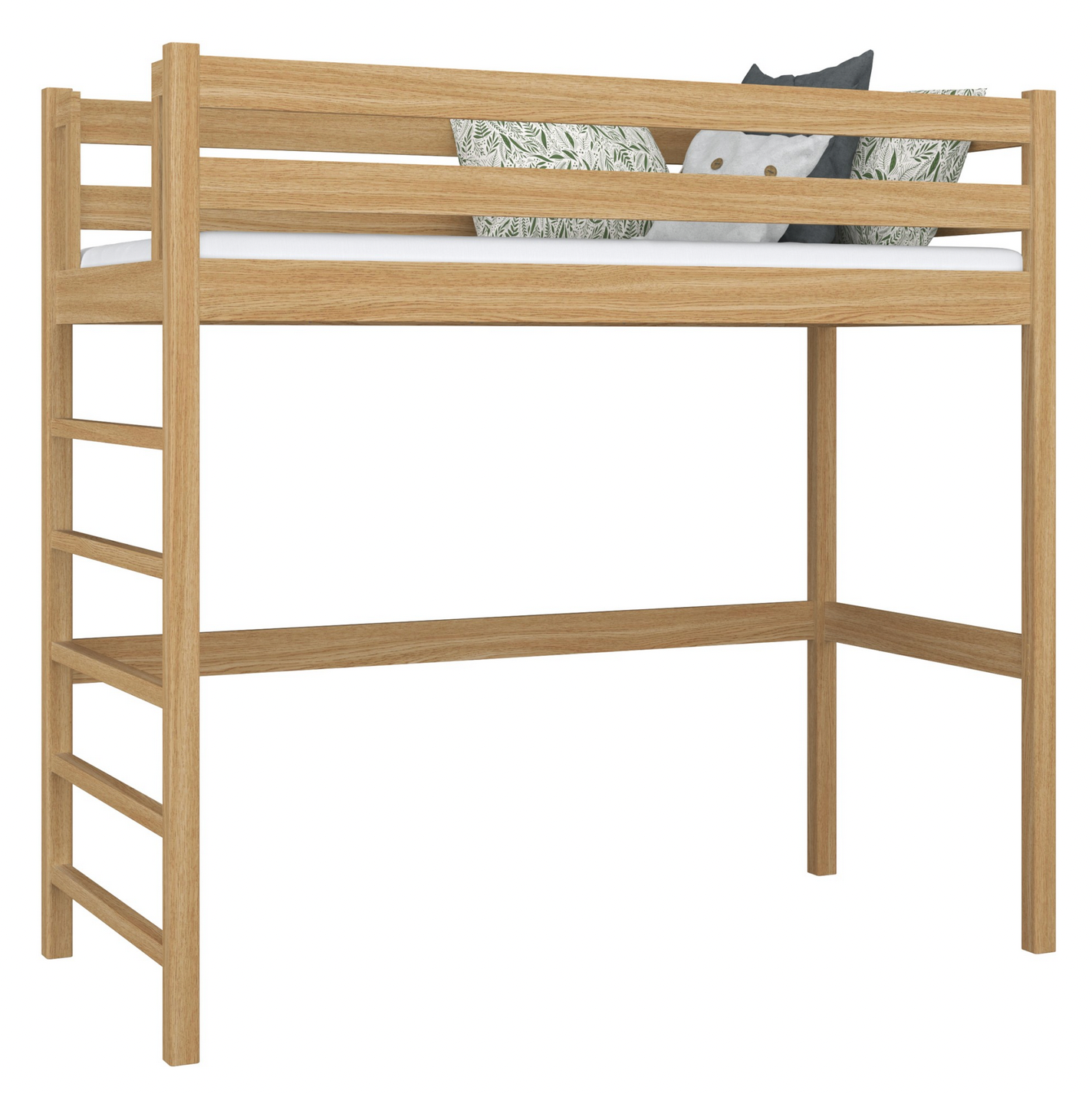 Hochbett WOODY 01 Eiche natur