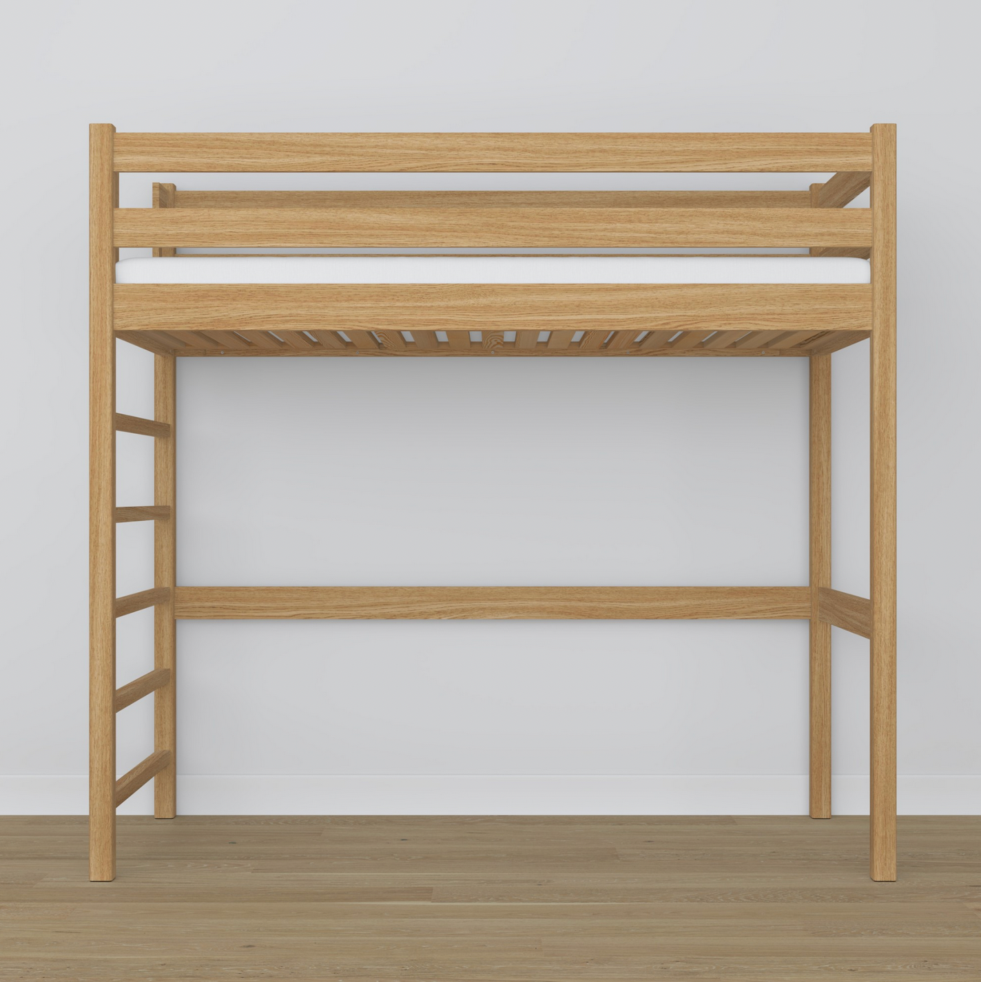 Hochbett WOODY 01 Eiche natur