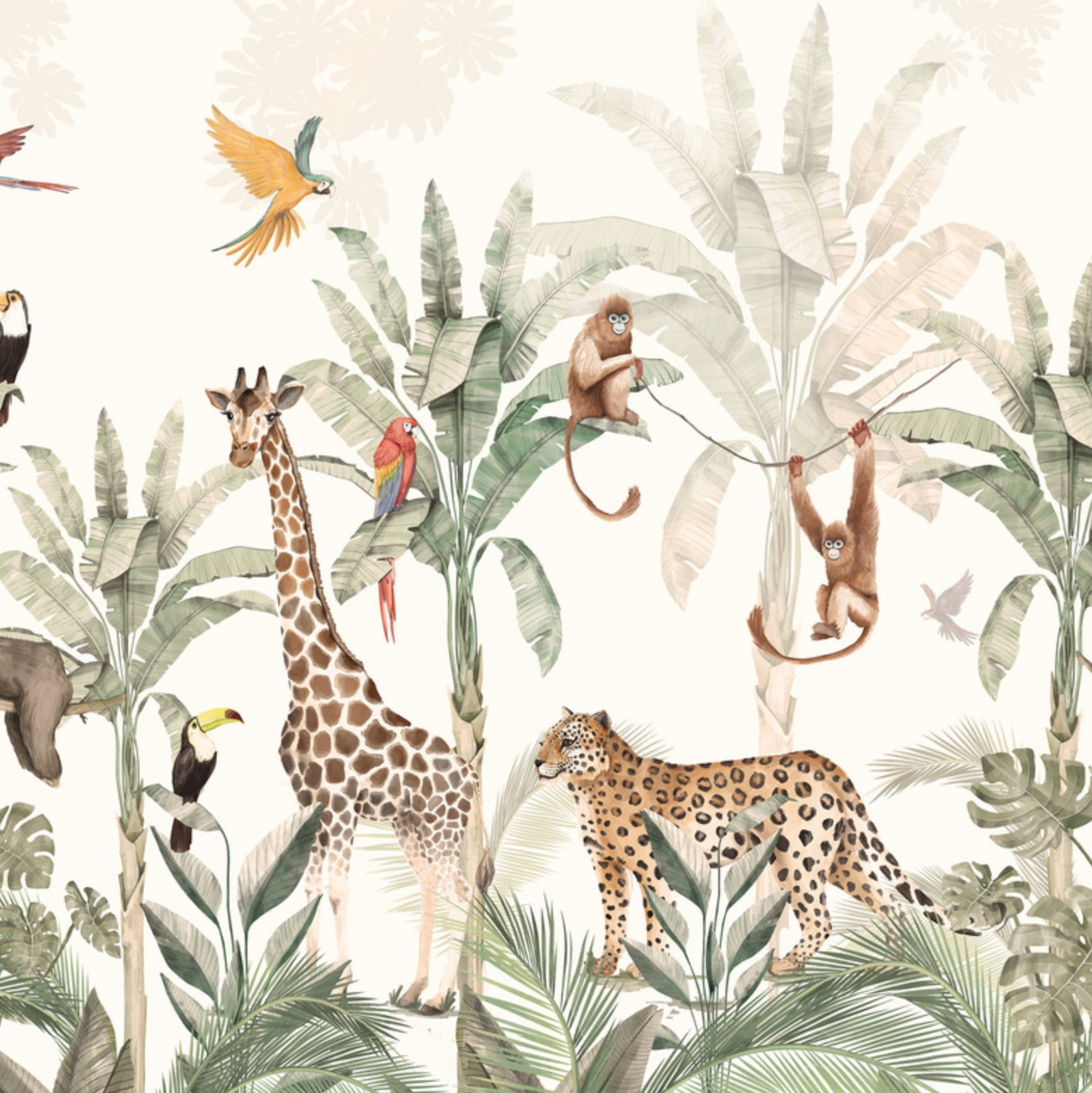 Tapete JUNGLE warm