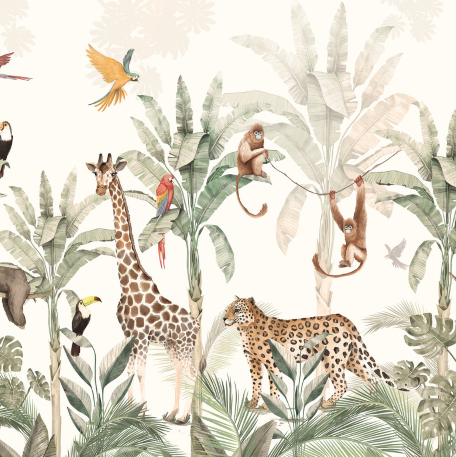 Tapete JUNGLE warm