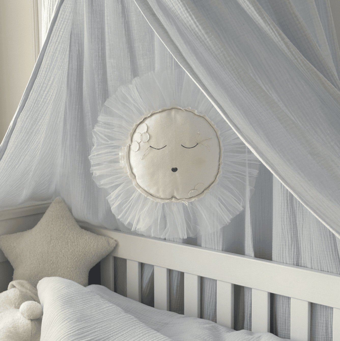 Deko Baby Mobile Soleil Sonne vanille Cotton & sweets Babyzimmerdeko