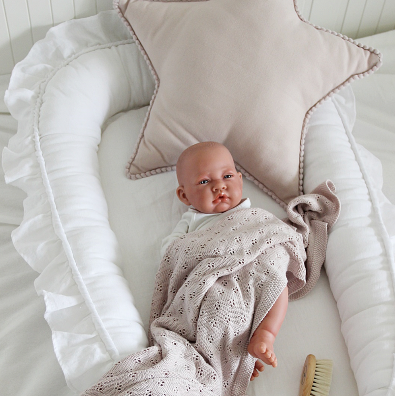 Sternkissen Boho puderrosa online kaufen