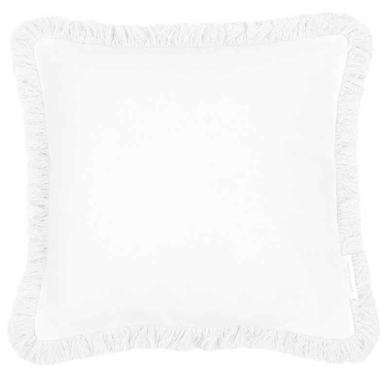 Dekokissen BOHO quadratisch weiß