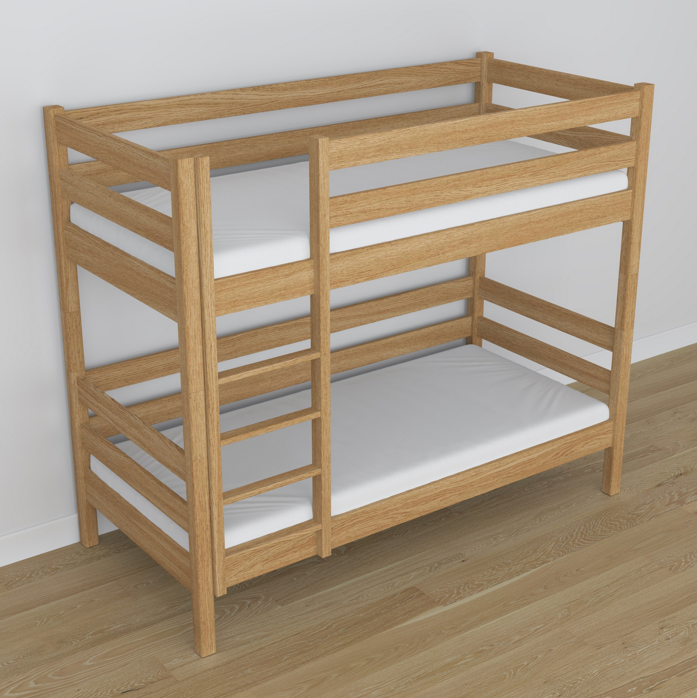 Stockbett WOODY 01 Eiche natur