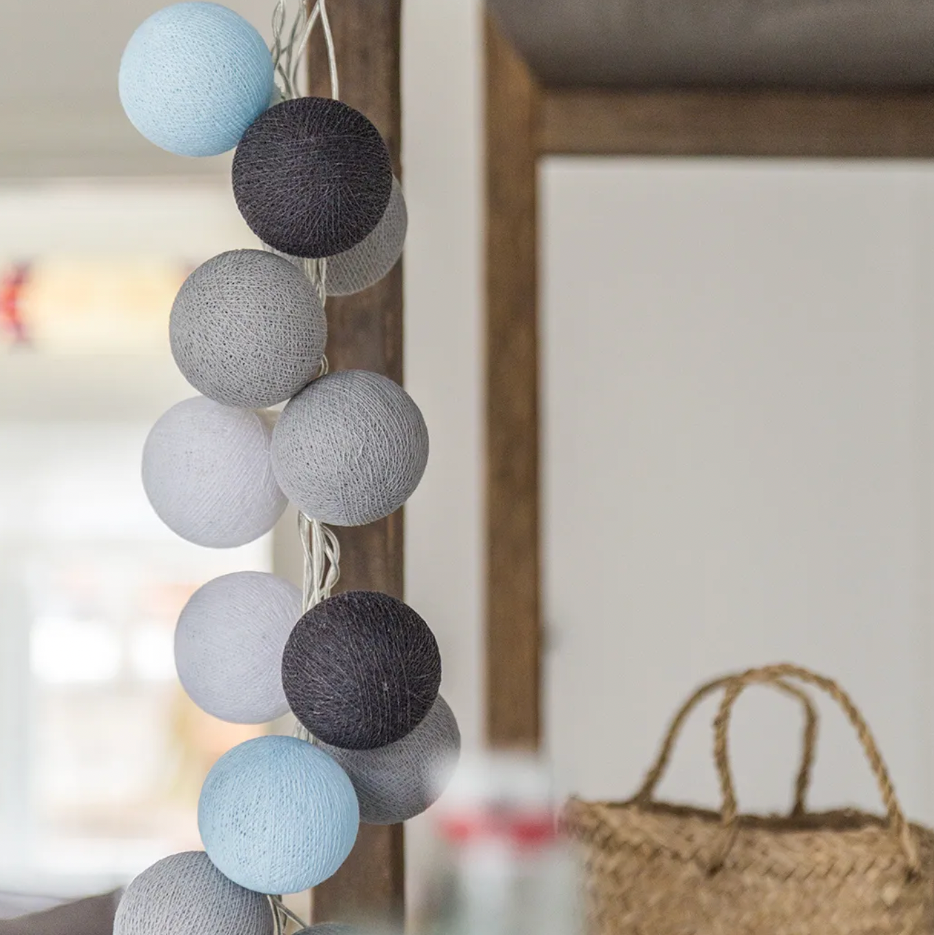 Lichterkette AQUA GREY