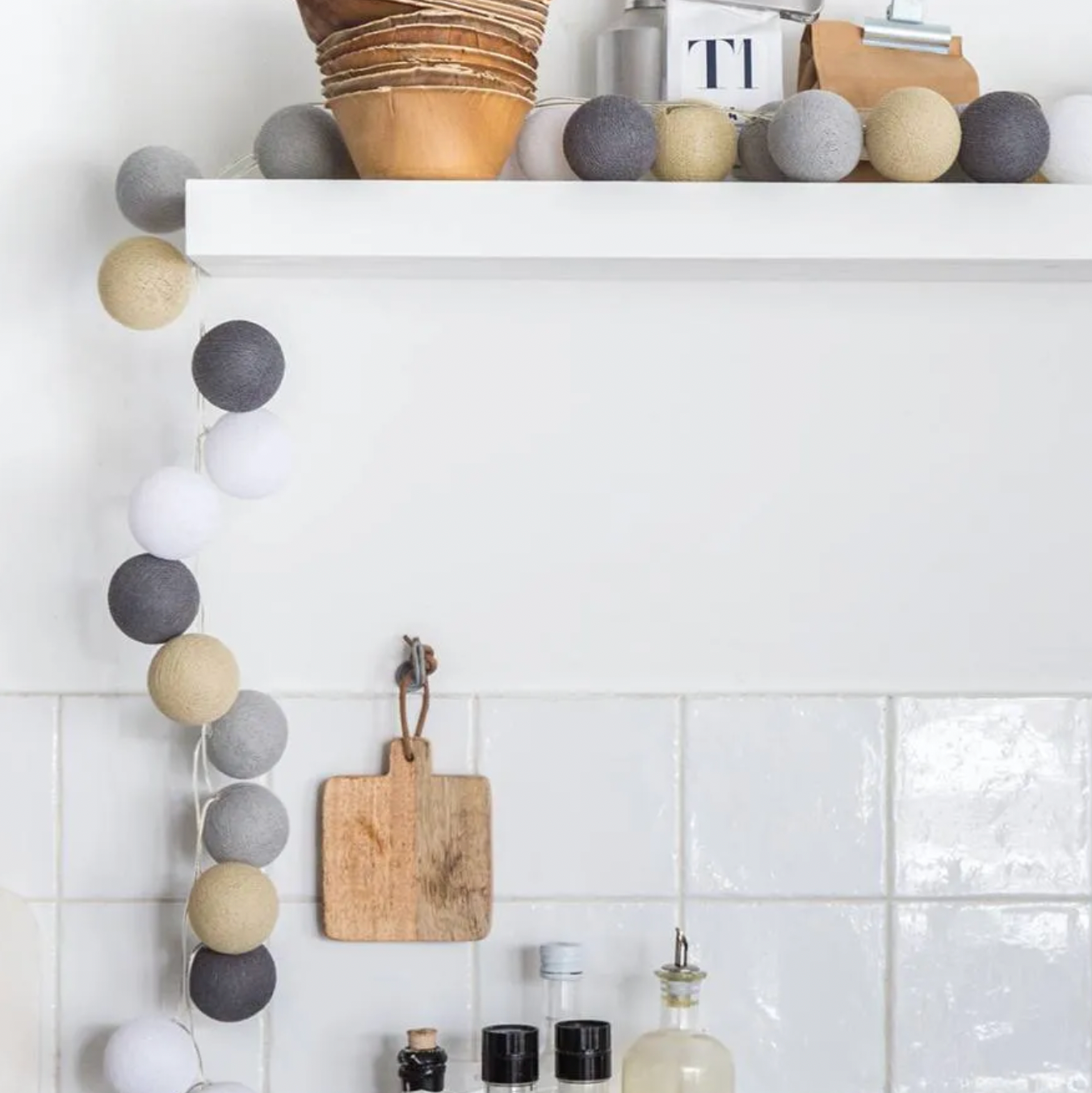 Lichterkette SAND GREY