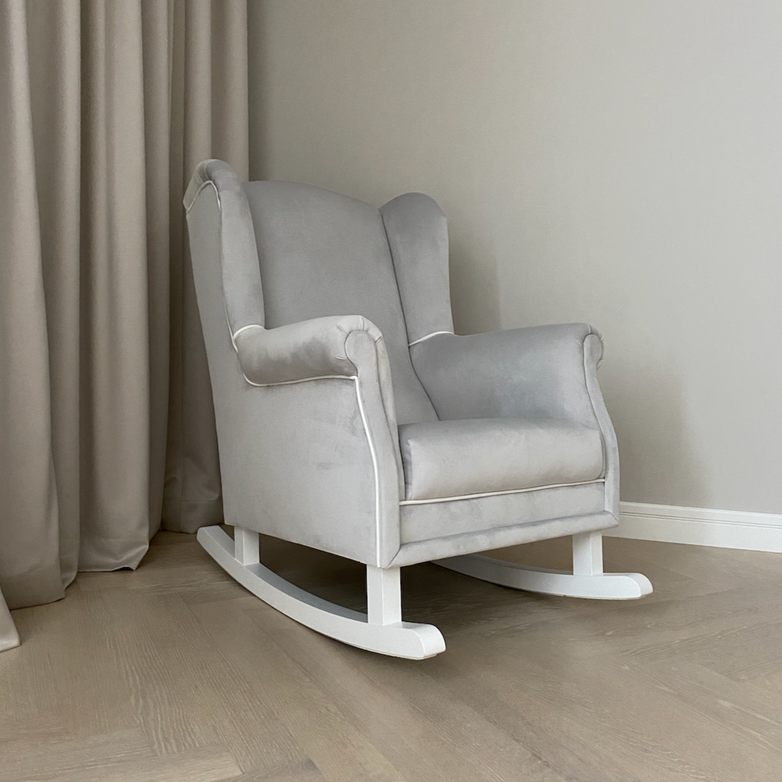 Schaukelstuhl PRESTIGE silbergrau