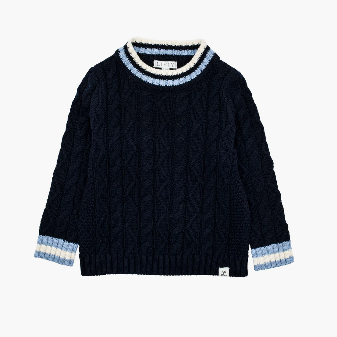 LIVLY Strickpullover navy blue für Baby Junge