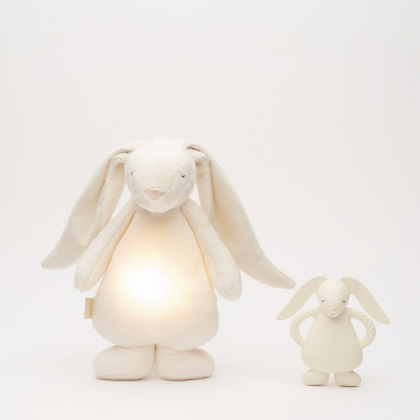 Moonie Beißring & Greifling Hase cream aus Naturkautschuk