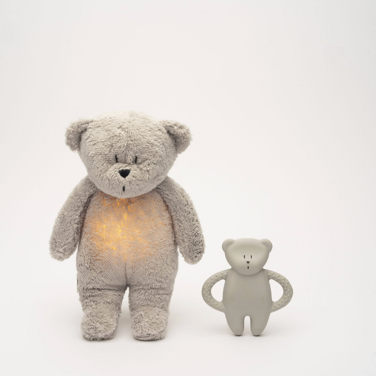 Moonie Beißring & Greifling Bär grey aus Naturkautschuk