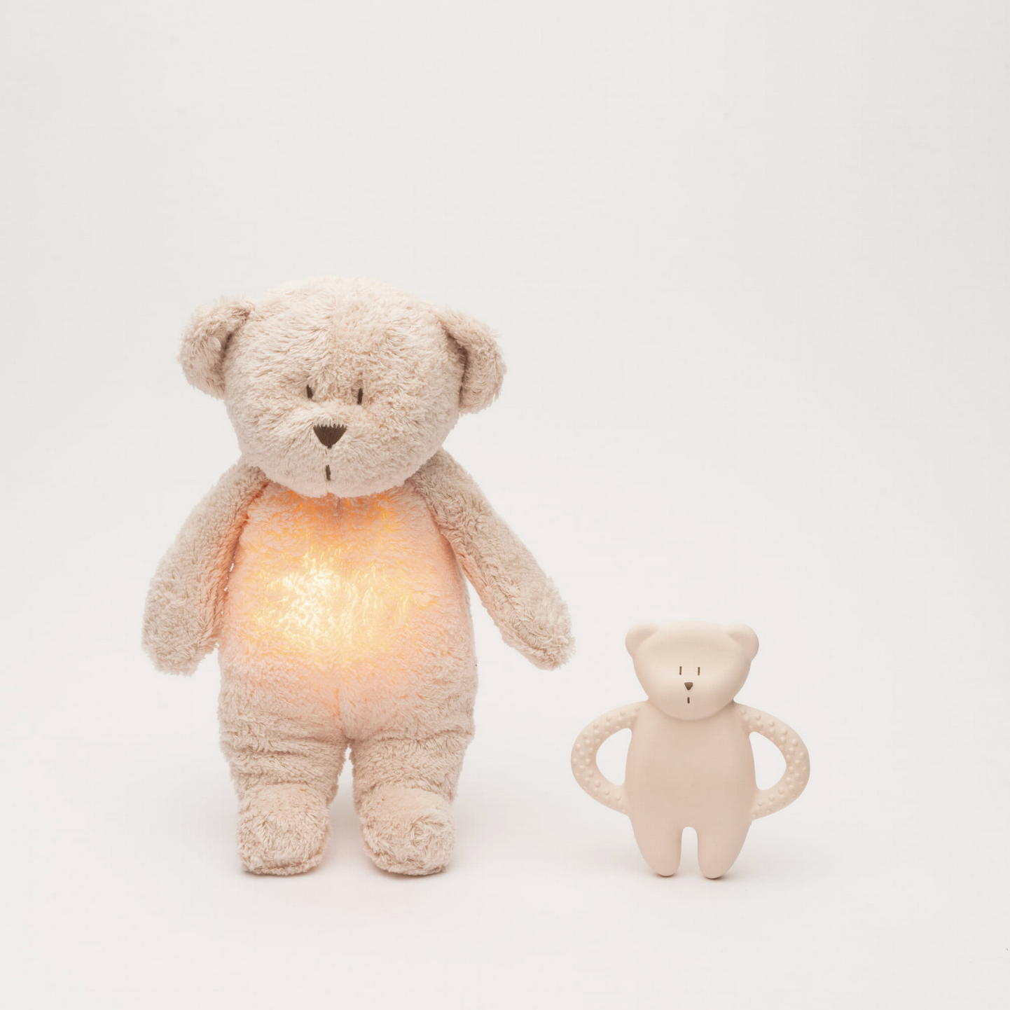 Moonie Beißring & Greifling Bär rose aus Naturkautschuk