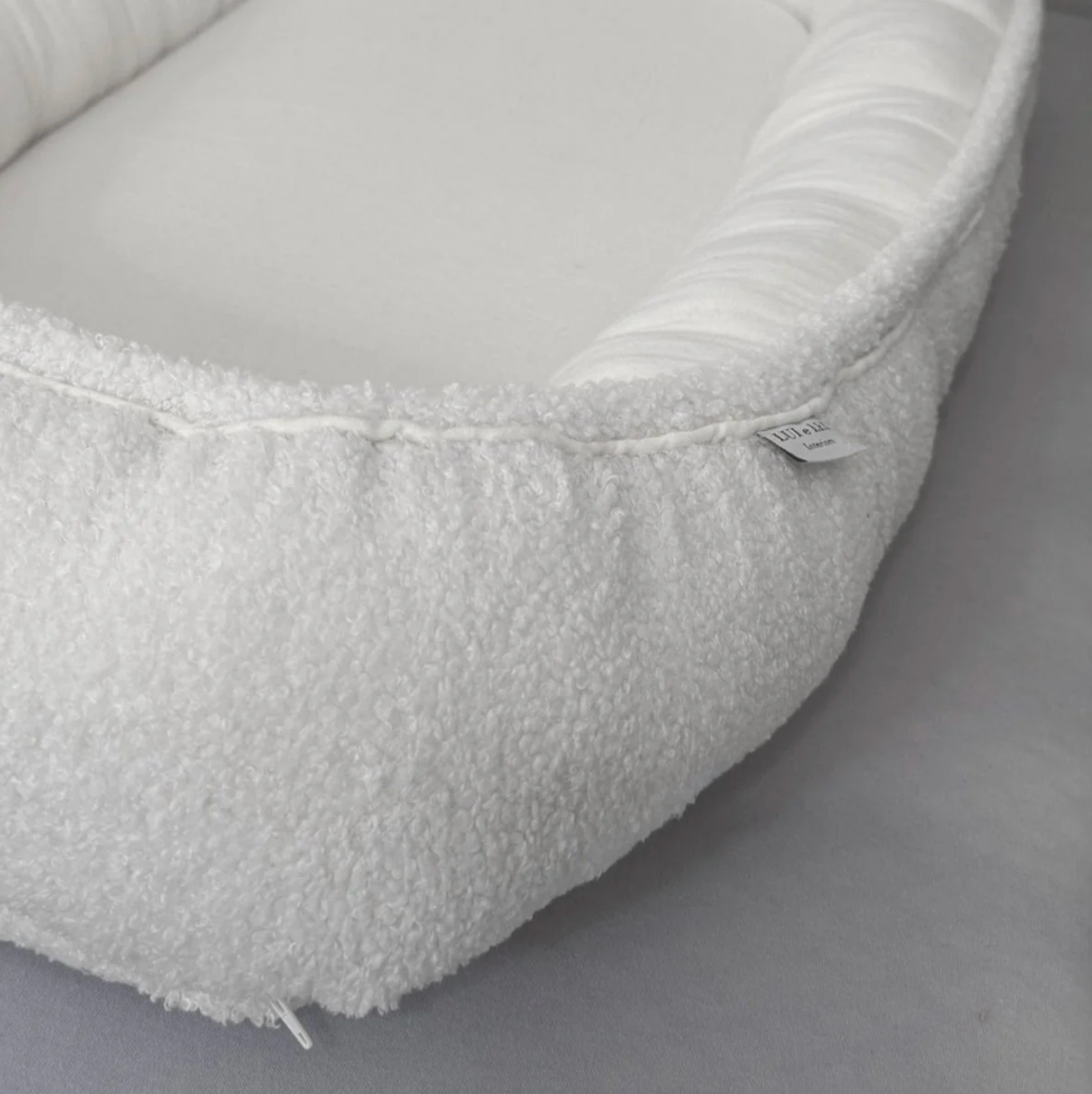 Babynest "Love You" weiß