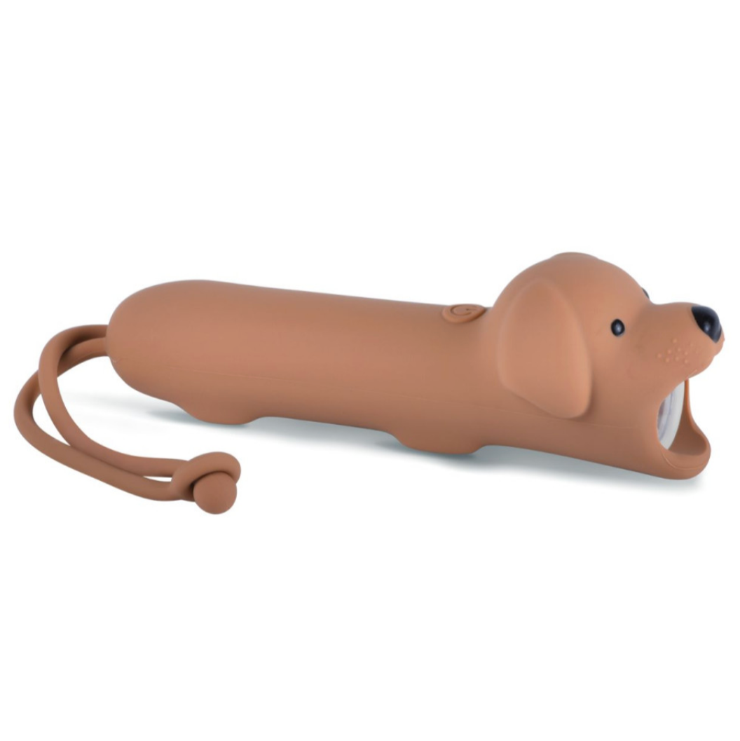 Taschenlampe Silikon in Form eines Hundes