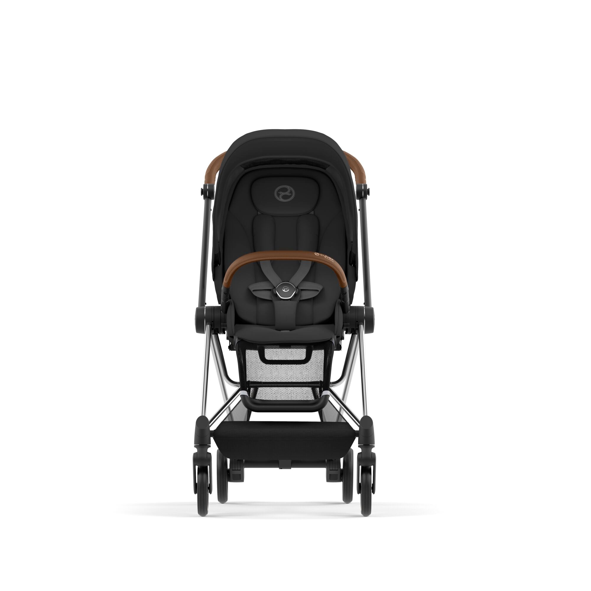 Kinderwagen Mios CYBEX Chrome Brown mit Sitzpaket Sepia Black