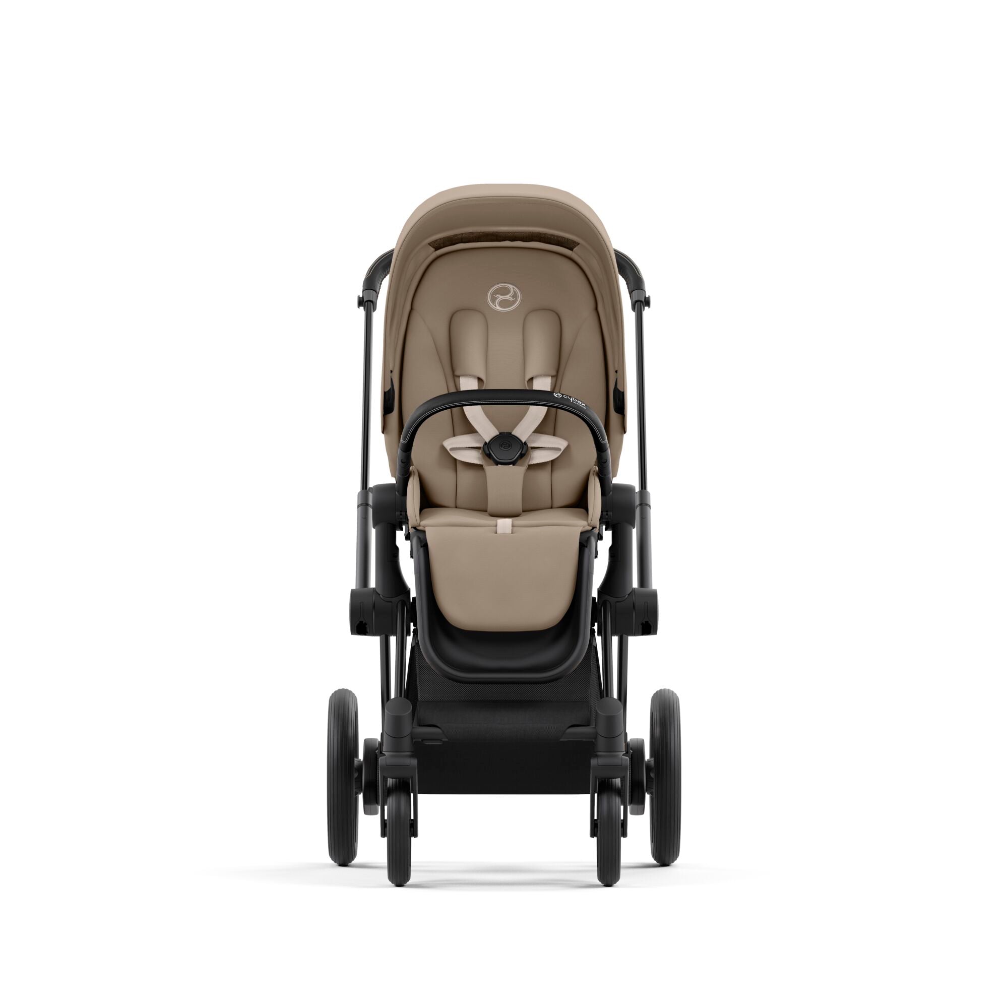 e-Kinderwagen CYBEX e-Priam www.harmony-ambiente.at | CYBEX e-Priam Matt Black mit Sitz Cozy Beige