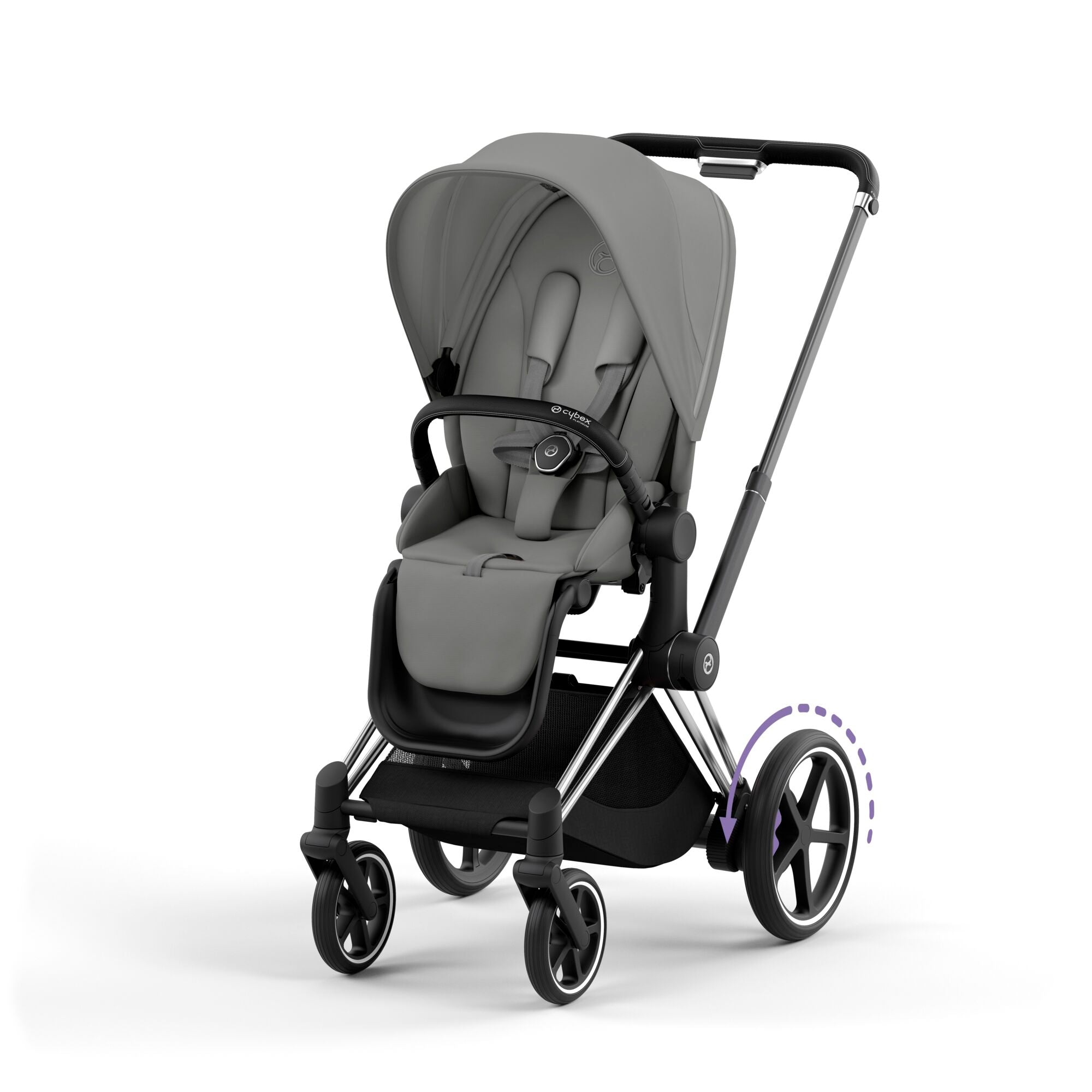 Cybex Kinderwagen e-PRIAM Chrome Black
