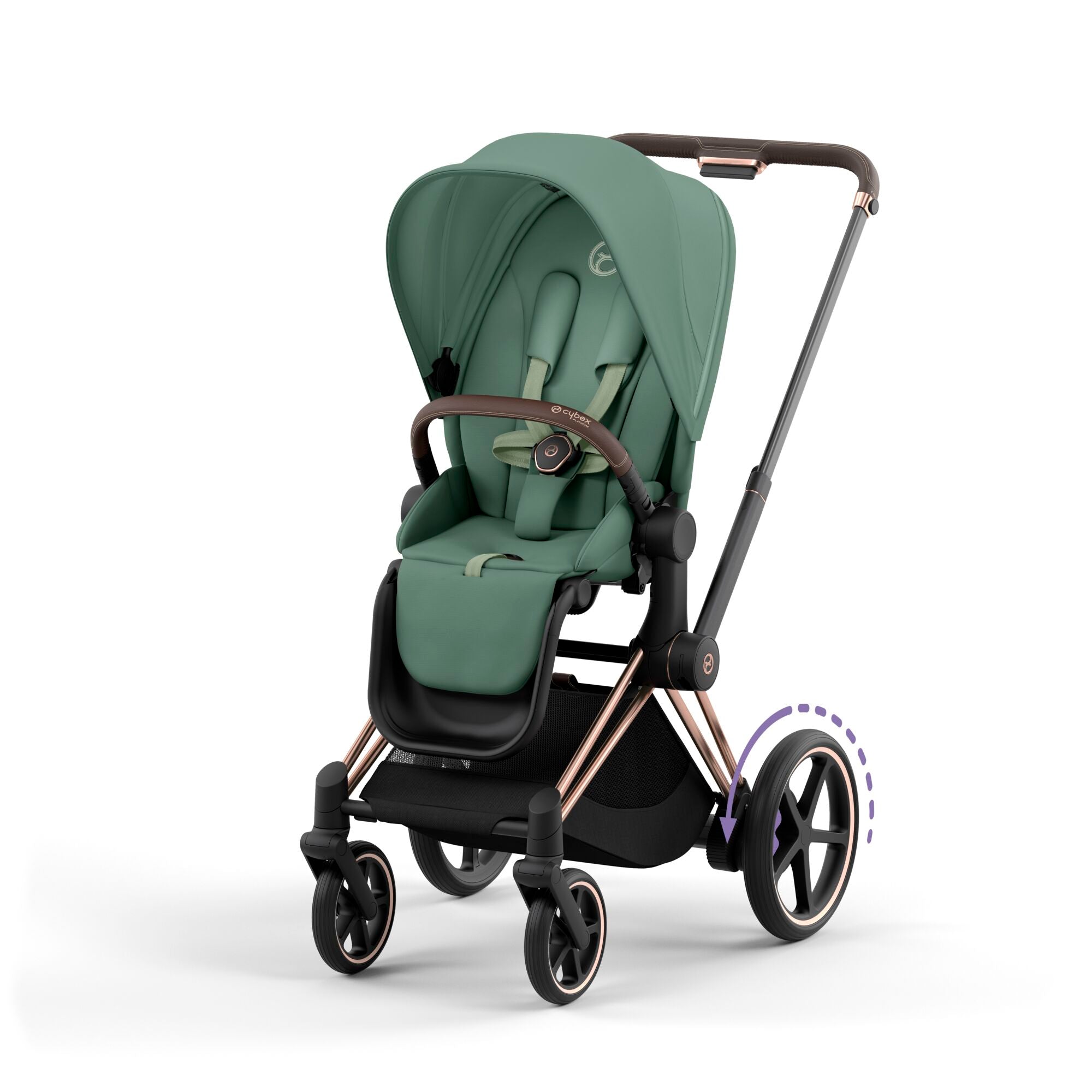 e-Kinderwagen CYBEX e-Priam bei harmony-ambiente.at | CYBEX e-Priam Leaf Green