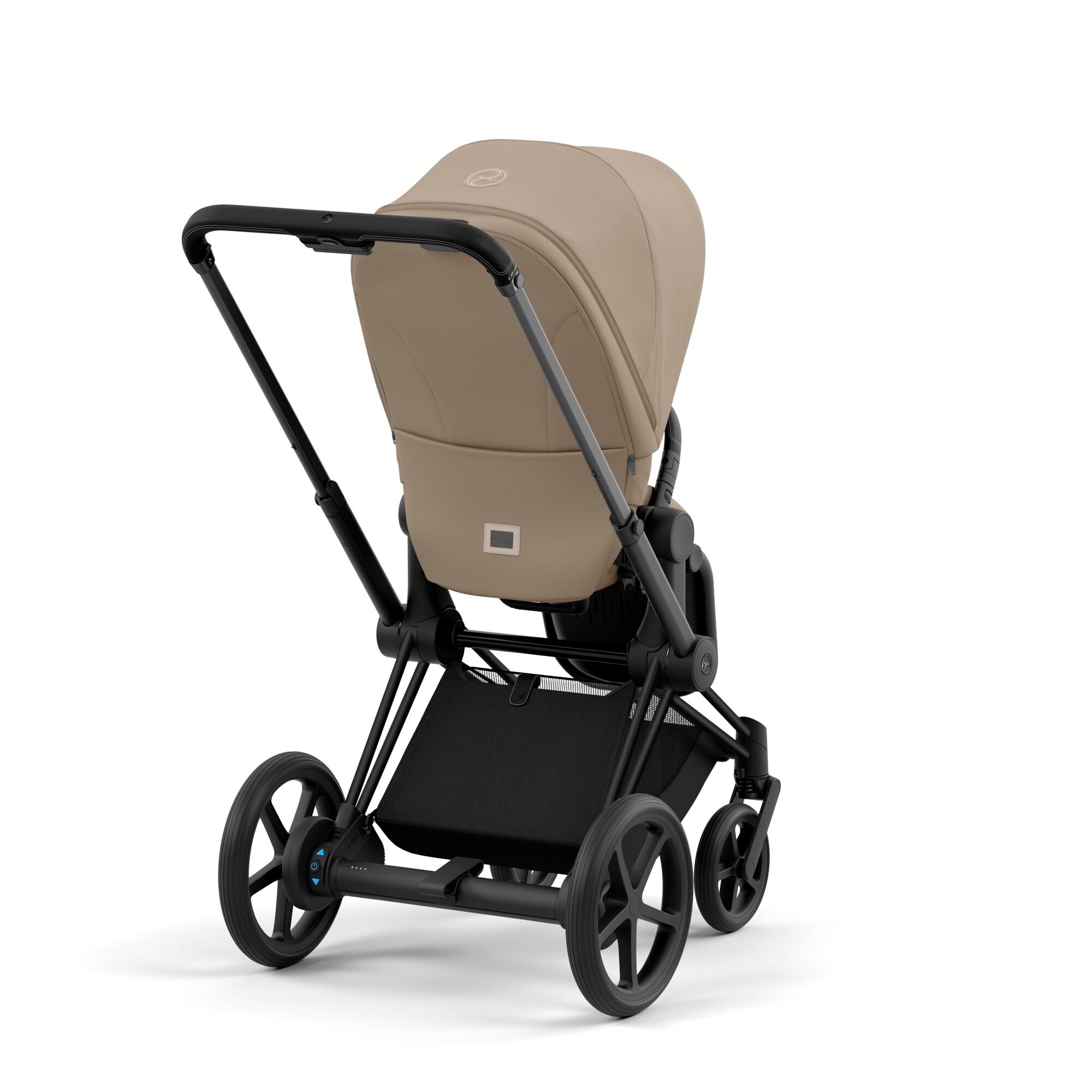 e-Kinderwagen CYBEX e-Priam www.harmony-ambiente.at | CYBEX e-Priam Matt Black mit Sitz Cozy Beige