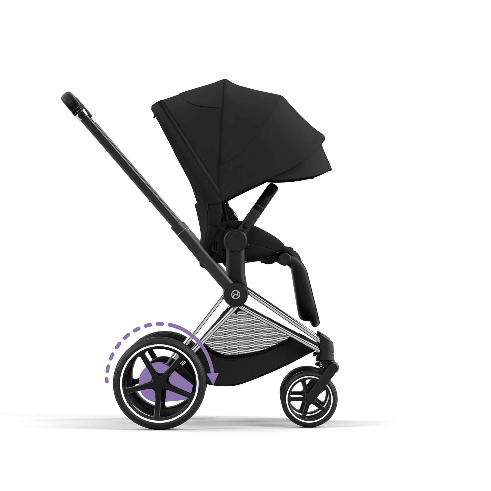 Cybex Kinderwagen e-PRIAM Chrome Black