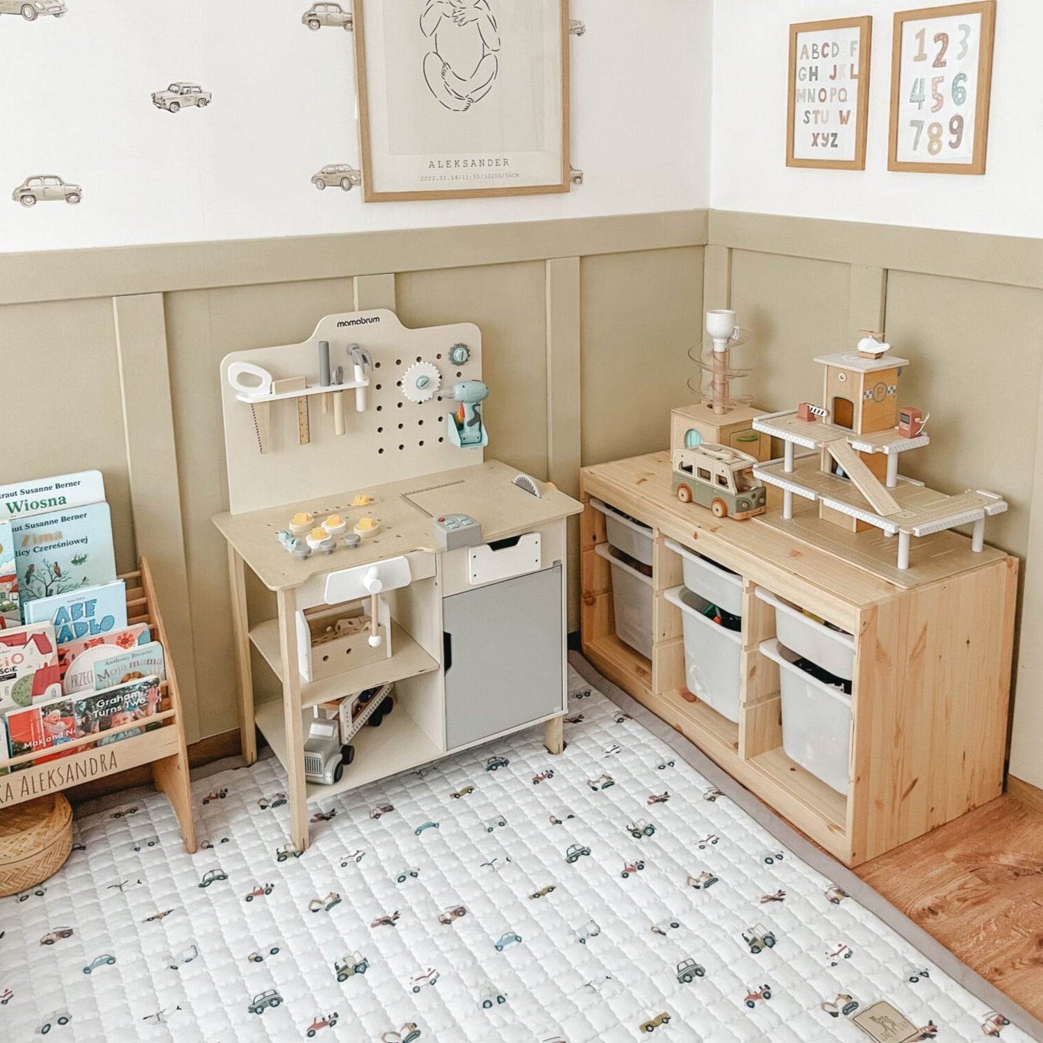 Krabbelmatte / Spielmatte On the road