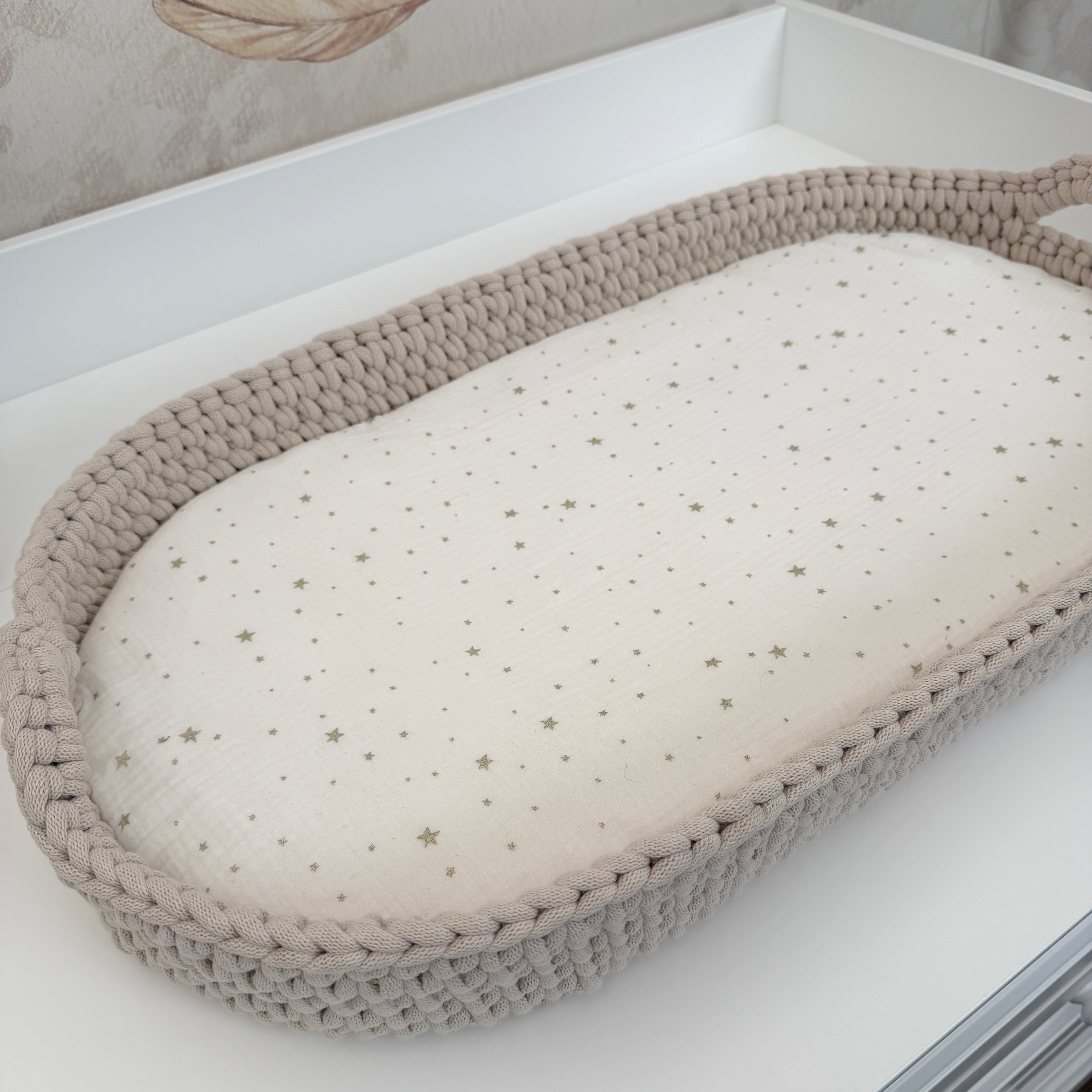 Geflochtener Wickelkorb