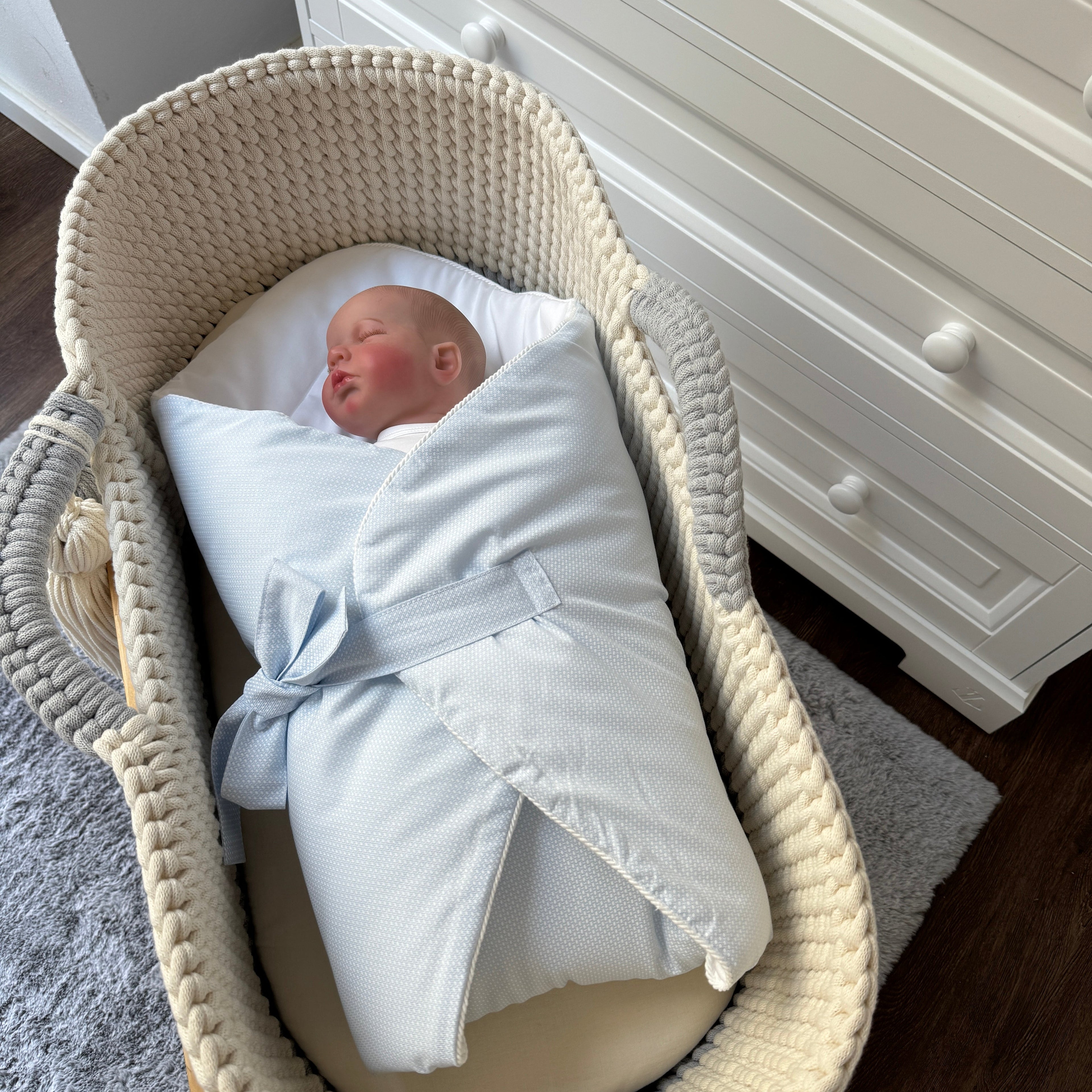 Babyhörnchen ELEGANCE hypnotic hellblau