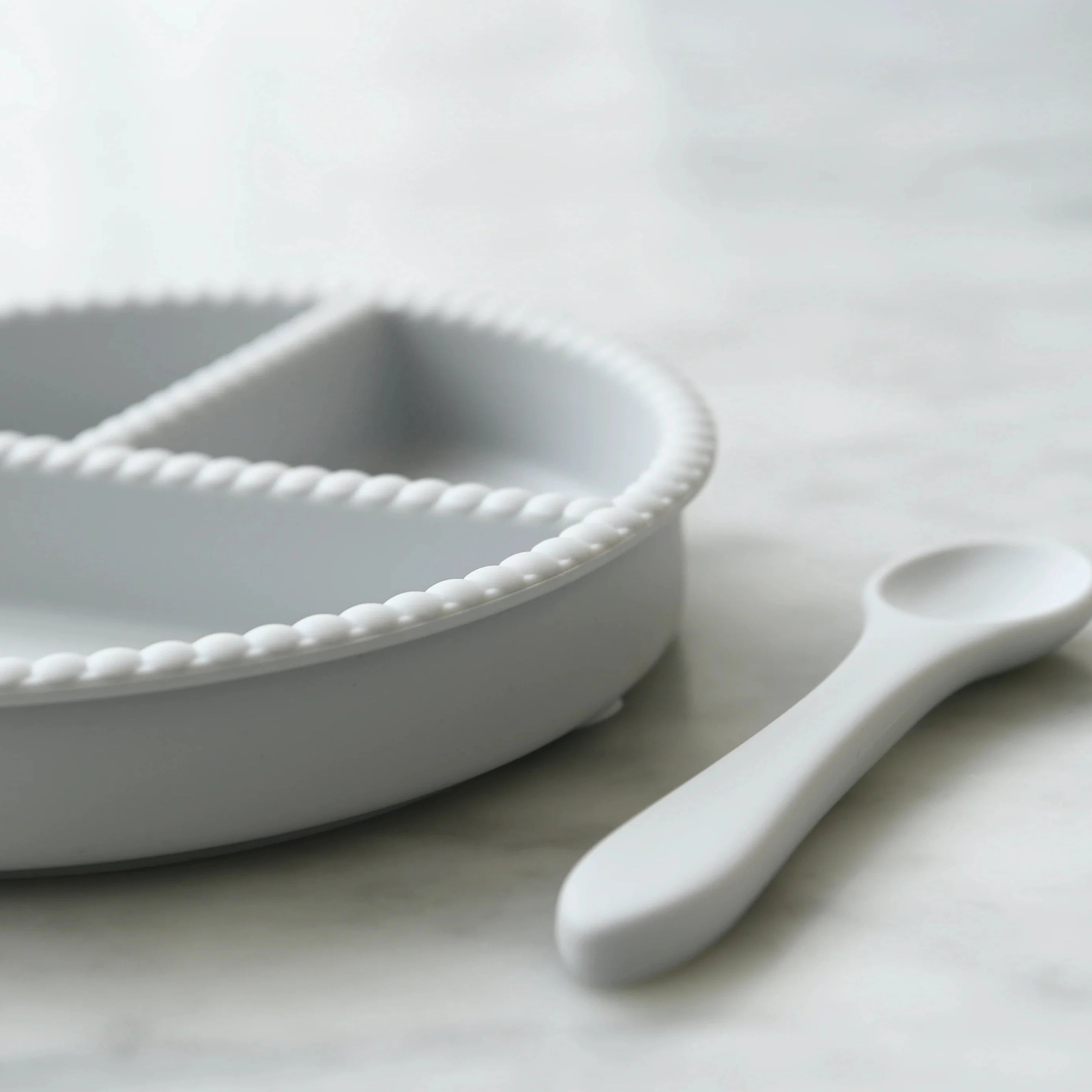 Baby Dining-Set Bubble hellgrau