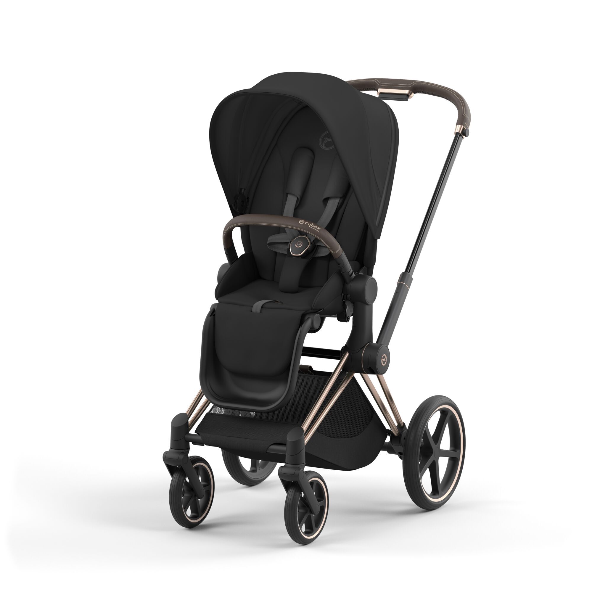Cybex Kinderwagen Priam Rosé Gold / Sepia Black