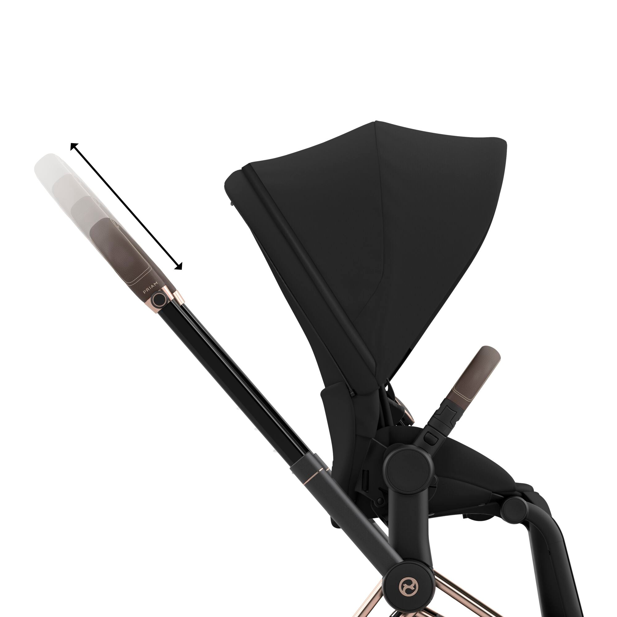 Cybex Kinderwagen Priam Rosé Gold / Sepia Black