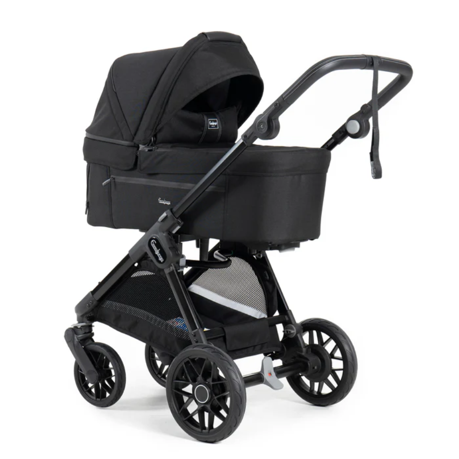 Kinderwagen SENTO FLAT+ Urban Black EMMALJUNGA im Set mit Sportsitz | Kinderwagen kaufen 1010 Wien