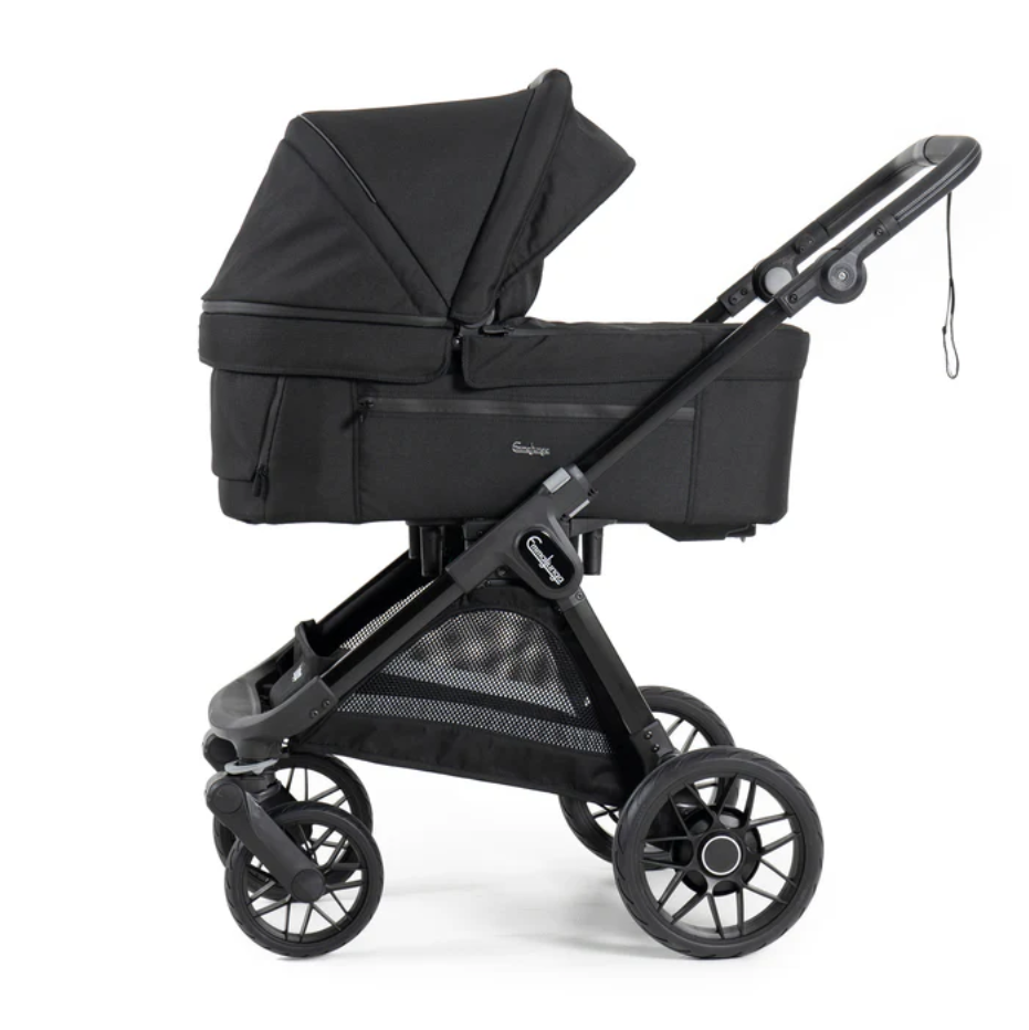 Kinderwagen SENTO FLAT+ Urban Black EMMALJUNGA im Set mit Sportsitz | Kinderwagen kaufen 1010 Wien
